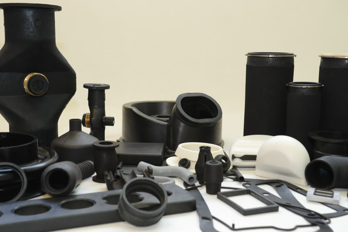 Formteile aus Elastomer in verschiedenen Formen